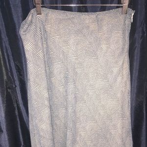 Jacqueline Smith chiffon tea length skirt.